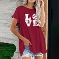 thumbnail image 2 of Camiseta de manga corta estampada casual para mujer OAVQHLG3B Store  lin121212, 2 of 5
