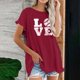 thumbnail image 2 of Camiseta de manga corta estampada casual para mujer OAVQHLG3B Store  lin121212, 2 of 5