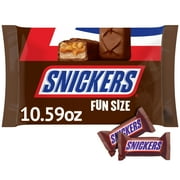 Snickers Fun Size Chocolate Candy Bars Fathers Day Gift - 10.59 oz