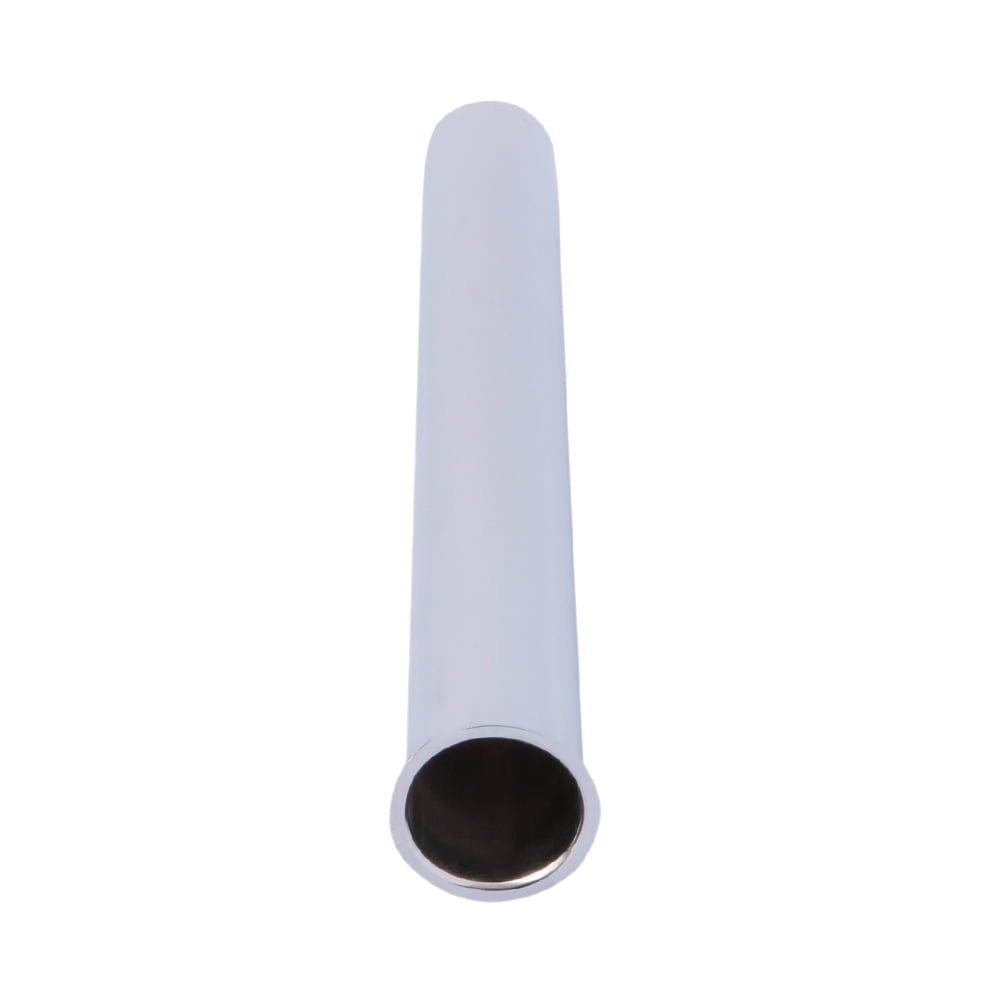Highcraft 2383 Flanged Sink Tailpiece for Tubular Drain Applications, 1-1/2 in. x 8 in., 22GA Chrome Plated Brass