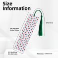thumbnail image 3 of Kdxio Strawberry Print Metal Tassel Bookmarks,Perfect Gift for Art Lovers and Bookworms Metal Bookmarks for Women, 3 of 8