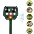 thumbnail image 4 of JahyElec Solar Animal Repeller,2 Pack Ultrasonic Animal Repeller Outdoor Cat Deterrent Deer Repellent with Motion Sensor & Led Strobe Light Squirrel Dog Raccoon Rabbit Skunk Repellent for Yard Garden, 4 of 5