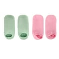thumbnail image 1 of Calcetines de gel hidratante rosa, reparadores, nutritivos y antideslizantes, ideales para pies secos y agrietados., 1 of 14