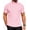 Pink, variant on Mens Mock Turtleneck Sweater Short Sleeve Ribbed Knit Turtleneck Slim Fit Casual Sweater Soft