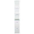 thumbnail image 6 of Impressions Vanity Slaystation Natalie Display Shelves with Drawers, Storage Cabinet (White), 6 of 6