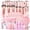 Pink-70 pcs, variant on KAQ 40Pcs Pink Makeup Brushes Set Professional Makeup Kit Multi-functional Makeup Tool Set with Case Facial Makeup Accessories, Foundation Makeup Brush Kit Eye and Face Make up Brushes & Tools
