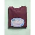 thumbnail image 3 of Manga Girl In Bathtub Sweatshirt Women -Image by Shutterstock, Female Large, 3 of 4