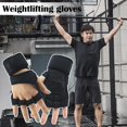 thumbnail image 2 of PFDDRW 1 Pair Half Finger Work Out Gym Gloves Sport Weight Exercise Lifting, 2 of 8