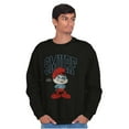 thumbnail image 5 of Papa Smurf Vintage Varsity Cartoon Sweatshirt for Men or Women Brisco Brands S, 5 of 6