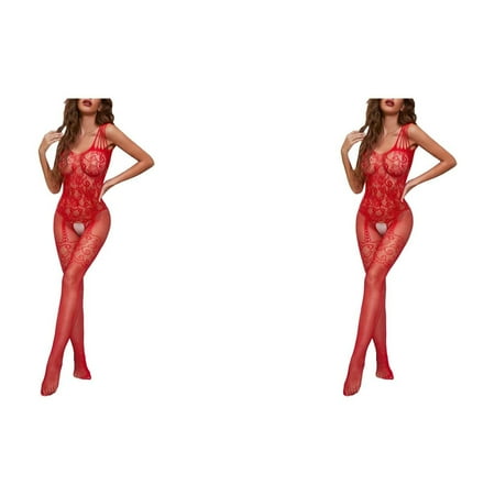 Wijhcboe 2 Pack Fishnet Vintage Japanese Kimono Rose Bodystocking Nylon Sexy Lingerie Womens Lingerie Sexy Stockings For Women Full Body Stocking Bodysuit Full Body Fishnet Stockings Valentines Day