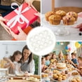 thumbnail image 4 of 2 Pack Silicone Muffin Pan, with Metal Reinforced Frame - Cupcake Pan Normal 12 Cups for Baking, Colorful Strip, 4 of 10