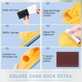 thumbnail image 4 of Pole Sander Drywall, 31-74-inch Manual Hand Drywall Sander with Extension Pole. Perfect for Painting, Complete with 5pcs Sanding Sheets (60, 100, 180, 240 ，320Grit)1$$Tools & Hardware Other, 4 of 7