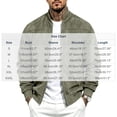 thumbnail image 5 of FRSASU Men's Faux Suede Bomber Jacket Zip‑Up Ribbed Collar Casual Lightweight Outerwear with Side Pockets Army Green, 5 of 8