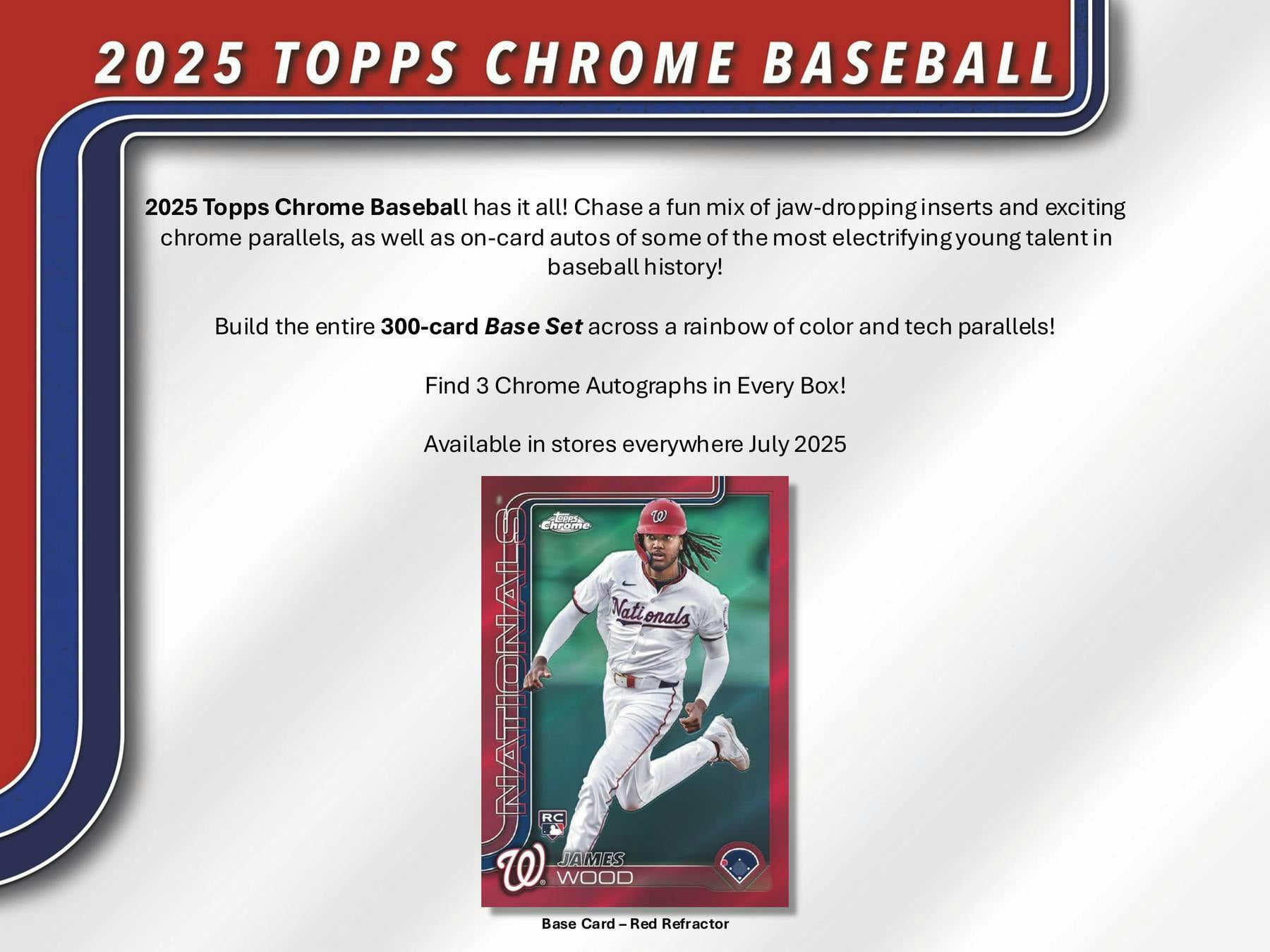 2025 Topps Chrome Baseball Jumbo Box - Walmart.com