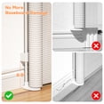 thumbnail image 6 of 2X Retractable Baby Gate, TULILLO 48in Tall Baby Safety Gate, 120" Wide Baby Gate Dog Gate for Stair, Doorway, Auto-Lock, White, 6 of 9