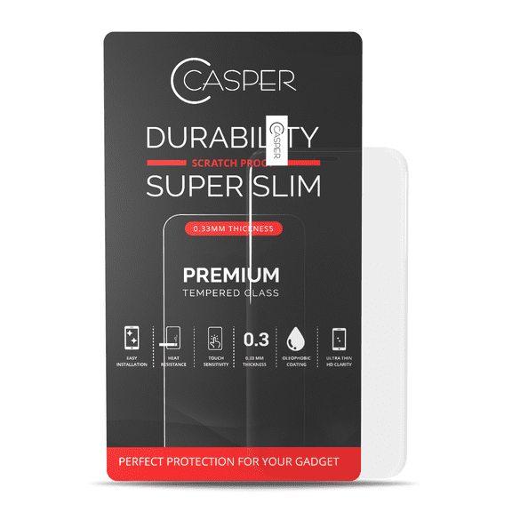 Casper Tempered Glass Compatible For iPhone 12 Mini (Retail Pack) (Clear)