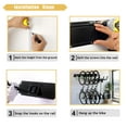thumbnail image 3 of BreezyLife Bike Storage Rack Wall Mount Garage Hanger for 6 Bicycles & 3 Helmets, 3 of 7