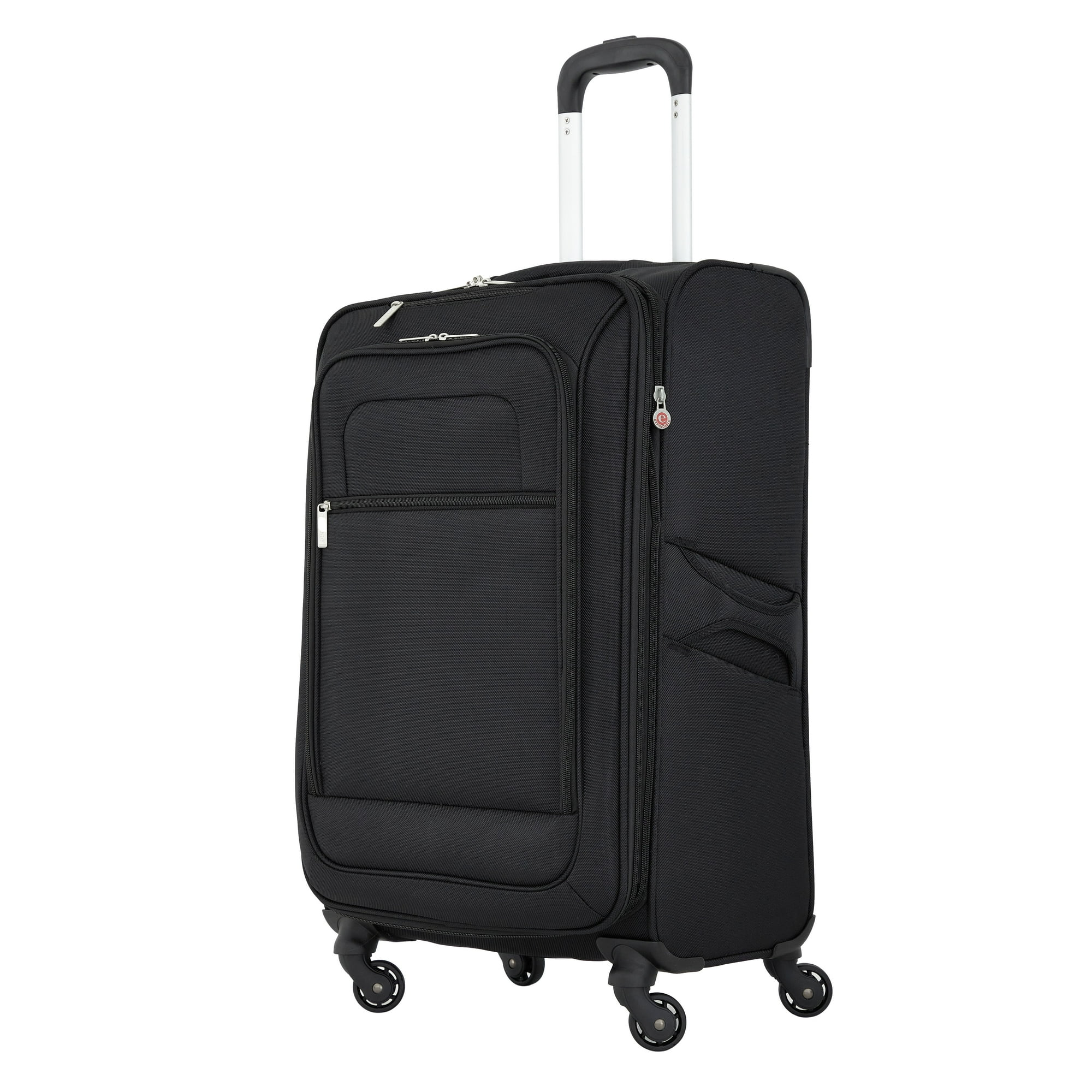 Protege Arendale 24-inch Softside Expandable Spinner Rolling Luggage, Black