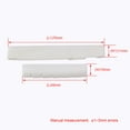 thumbnail image 4 of BQLZR 12 String Folk Guitar String Bridge Bone Saddle and Nut, 4 of 5