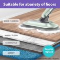 thumbnail image 5 of 12 Pack S8001 S8201 S8000 S7001 Steam and Scrub Mop Pads for Shark S8001 S8201 S8000 S7001 S7201 S7005 S7000AMZ S7000 S7001TGT S7020 Steam & Scrub Steam Mop, Multicolor, 5 of 7