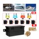 thumbnail image 2 of Cateissary Portafusibles de 11 vías resistente al desgaste práctico cubierta de plástico terminales relés superficie antideslizante conectores Iluminación novedosa, 2 of 6