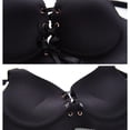 thumbnail image 5 of iHPH7 Womens Push Up Drawstring Bras Lace Up Bra No Underwire Comfort Soft Adjustable Straps Wireless Bras Black 95B, 5 of 8