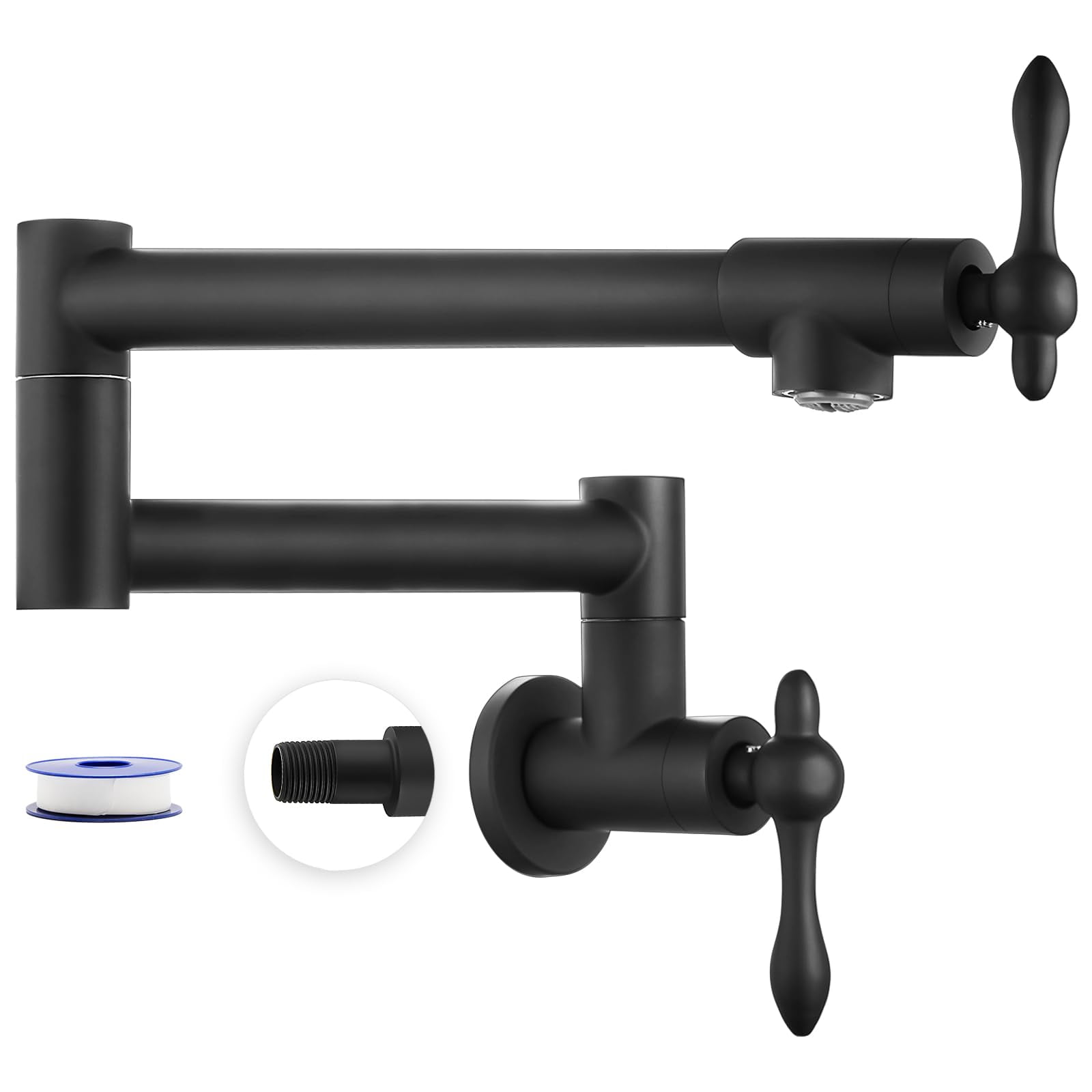 Pot Filler 19 Inch Wall Mount Folding Stretchable - View #8
