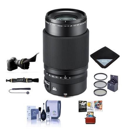 UPC: 0192223097674 | GF 120mm f/4 R LM OIS WR Macro Lens  Bundle with ProOptic 77mm Filter Kit  Flex Lens Shade  Lens Wrap  LensPen Cleaner  Lens Cap Tether  Cleaning Kit  Mac Software Kit