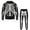 A196 Black, variant on Yuncity Men Outfits Halloween Fall Sweatsuit Skeleton Graphic Print Pullover Long Sleeve Jogger Pants Athletic Fit Tracksuit Comfortable 2 Piece Hoodie Set Size L Black
