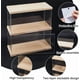 thumbnail image 5 of Vitrina de acrílico de dos niveles con base de madera. Caja organizadora para coleccionables. Exhibidor de madera transparente., 5 of 9