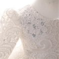 thumbnail image 3 of Vestido de princesa Bautismo Flores YONGSHENG Blanco 7-12 Meses, 3 of 3