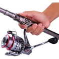 thumbnail image 3 of Sougayilang Telescopic Fishing Rod CNC-Machined Reel Seat Portable Carbon Spinning Pole, 3 of 8