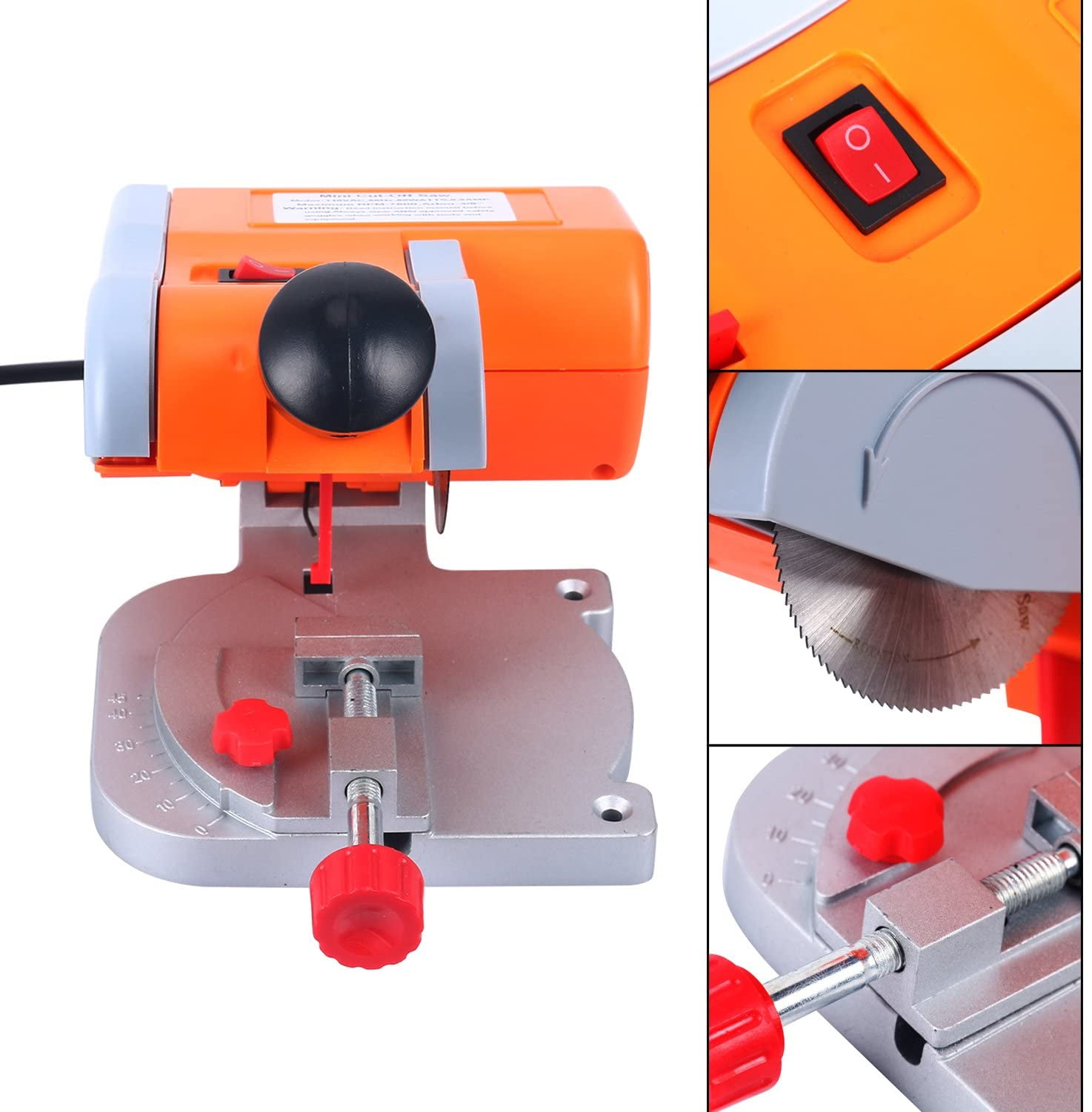 Denest NJTGEHYAE34YTA 80 W 110V, 9 A Mini Bench Cut-off Power Saw, 7800 RPM
