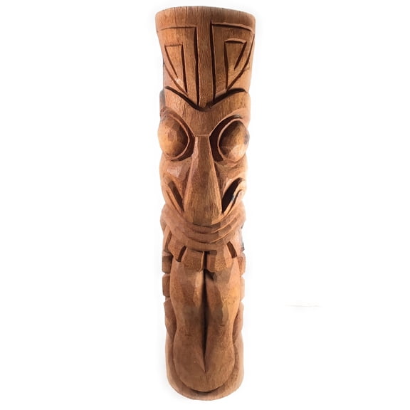 Maori Outdoor Tiki Totem 40" - Natural Finish | #lbj3026100g