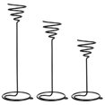 thumbnail image 1 of 3pcs Plant Displaying Stands Tillandsia Displaying Holders Spiral Flower Racks Air Plant Stands, 1 of 2