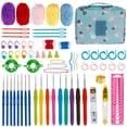 thumbnail image 1 of 66Pcs Crochet Kits for Beginners with Storage Case and Crochet Accessories Crochet Kit Practical Knitting Starter Kit, 1 of 9