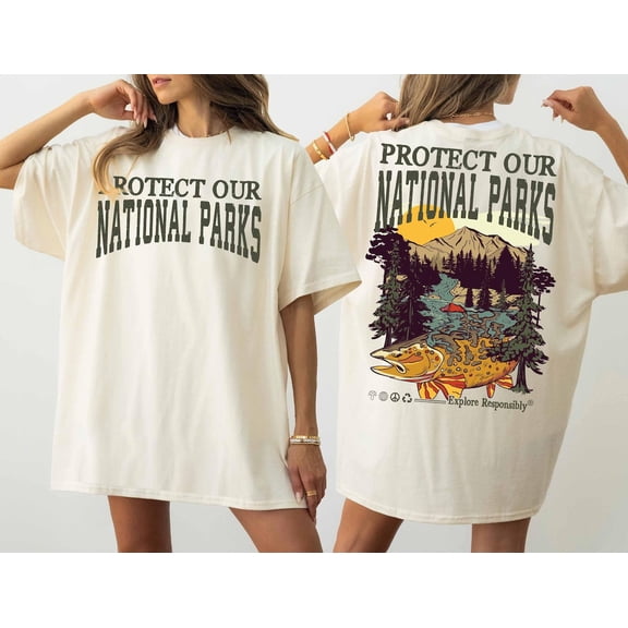 Protect National Parks Shirt Granola Girl Shirt Respect The Local Wildlife T Hiking Tshirt Camping Clothes Wanderlust Shirt