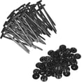 thumbnail image 1 of Nylon Universal Cable Tie Buckle, Cinchos para Tolvas con Botones Autoblocantes, Cinchos de Plastico Autobloqueantes, Multiusos Zip Ties Holder para Sujetar Tolvas y Molduras del Carro (100 pcs), 1 of 4