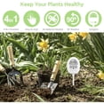 thumbnail image 3 of Medidor de humedad del suelo, medidor de pH del suelo 4 en 1, luz, nutrientes, pH, herramientas de cuidado de plantas, ideal para jardín, césped, granja, uso interior y exterior (no requiere batería) Zefei Wu 1327533067706, 3 of 3
