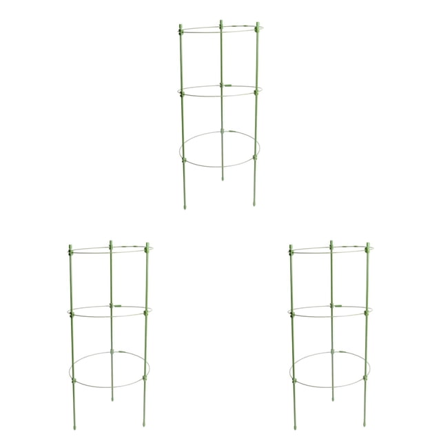 YWIYIUD 3PCS 7.1x17.7 Inch Durable PlantSupport Cage with Adjustable Rings Garden Ring Stake PlantSupport Practical Gardening Tool for Tomato ClimbingPlant Flower PlantCages for SmallPlants