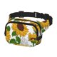thumbnail image 2 of Balery Plump Sunflower And Sketch Mochila Cinturón para Mujeres y Hombres, Bolsa de Cintura Impermeable de Doble Capa con Correa, 2 of 6