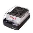 thumbnail image 1 of Caja para tarjetas de presentación Eagle con botón de apertura, capacidad para 350 tarjetas, 1 of 6