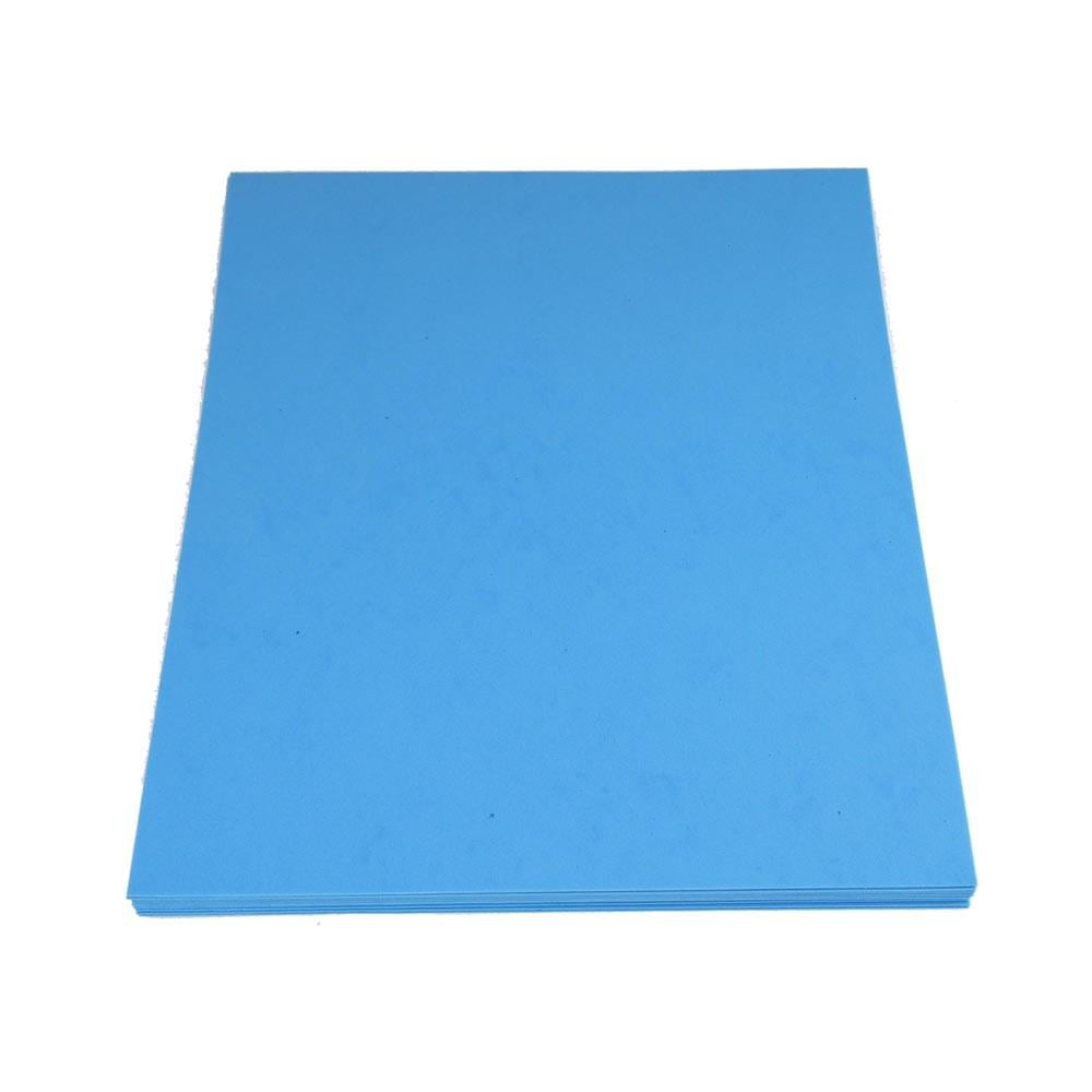 Plain EVA Foam Sheet, 91/2Inch x 12Inch, 10Piece, Light Blue