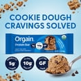 thumbnail image 4 of Orgain Organic Vegan Protein Snack Bars, Chocolate Chip Cookie Dough, 1.41oz (Pack of 12), 4 of 10