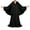 B_ Black Capes & Cloaks, variant on UTSJKR Mens Full‑Length Hooded Robe Cloak with Wide Bell Sleeves and Front Zipper for Wizard Sorcerer Halloween Party Stage Cosplay Outfit Wine XXL