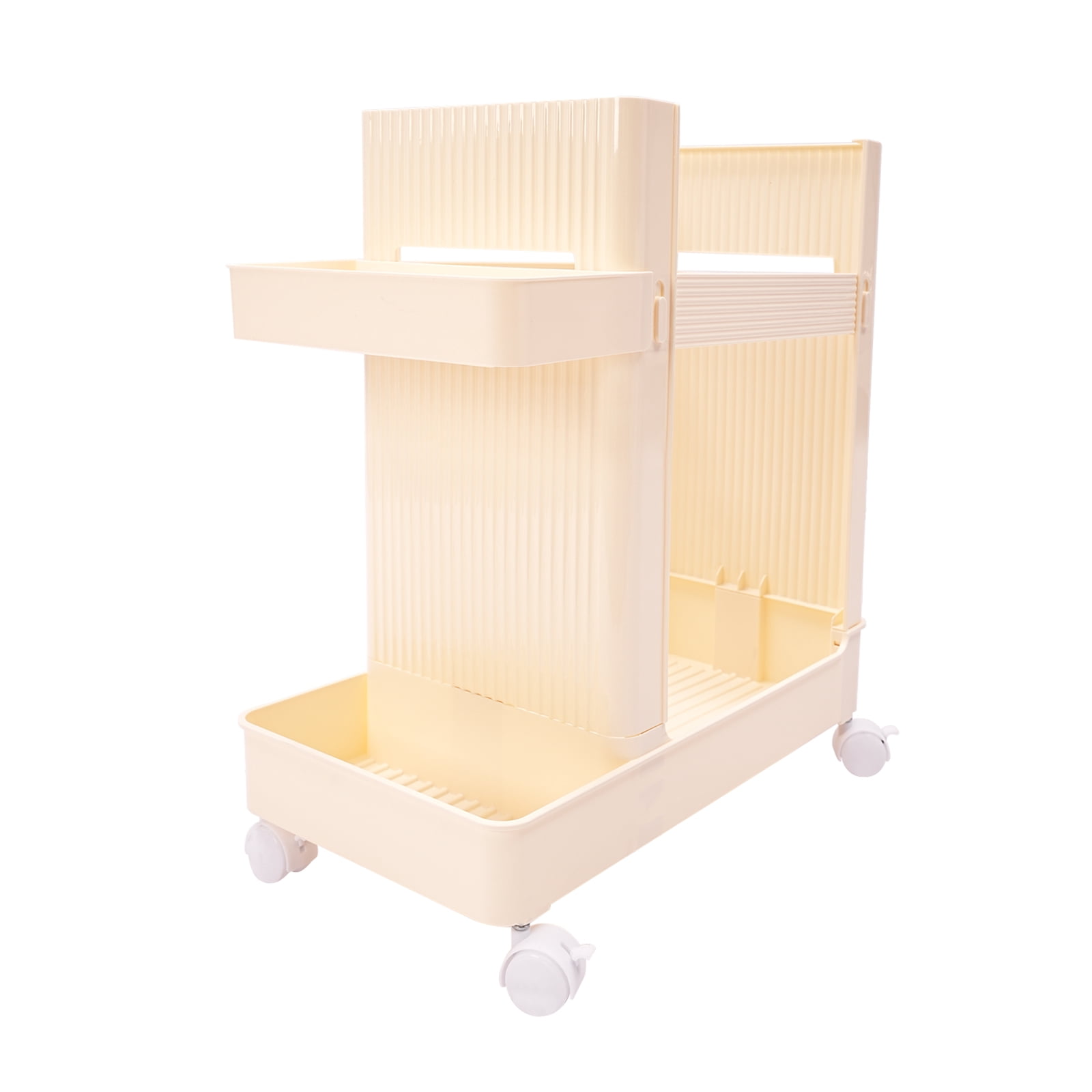 Multi-functional Storage Rack with 4 Universal Wheels for Homes, Gyms, Schools, Yoga Studios, and Other Places to Hold Badminton, Small Yoga Balls, Foam Rollers, Yoga Blocks, Dumbbells, and More
