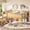 Natural + MDF + Pine + Full, variant on ChenyueFurn Low Profile Twin Wood Loft Bed, Full Guardrails, Ladder & Built-In Beside Bookshelf,Pink