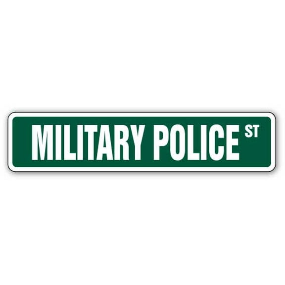 MILITARY POLICE Street Sign army MP air force guard | Indoor/Outdoor | 36" Wide