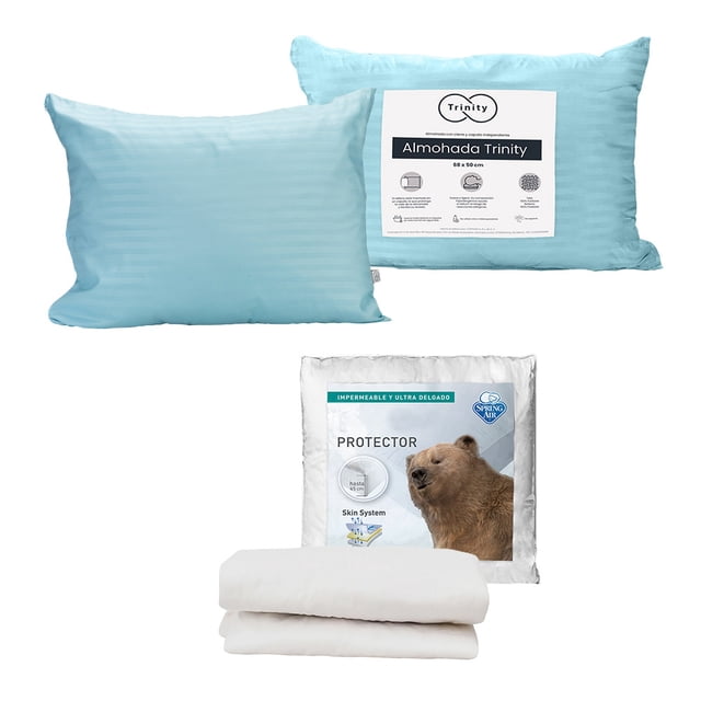 Protector de Colchón Individual + Almohada Trinity
