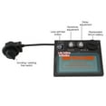 thumbnail image 2 of Solar Pro Auto Darken Welding Helmet Mask Lens Automated Filter Lens Hood, 2 of 11